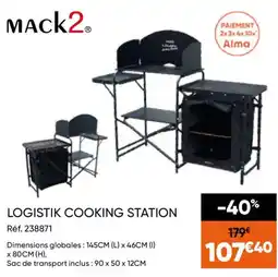 Pacific Pêche MACK2 LOGISTIK COOKING STATION offre