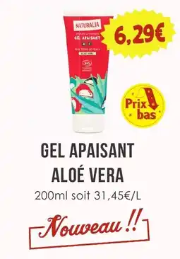 Naturalia Gel apaisant aloé vera offre