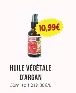 Naturalia Huile végétale d'argan offre