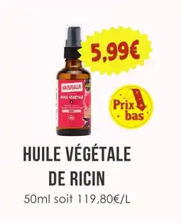 Naturalia Huile végétale de ricin offre
