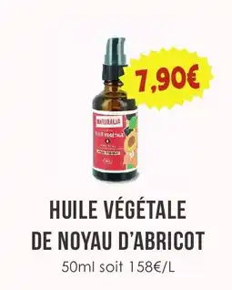 Naturalia Huile végétale de noyau d'abricot offre