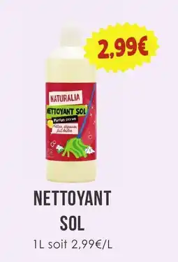 Naturalia NATURALIA NETTOYANT SOL offre