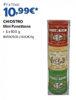 Costco CHIOSTRO Mini Panettone offre