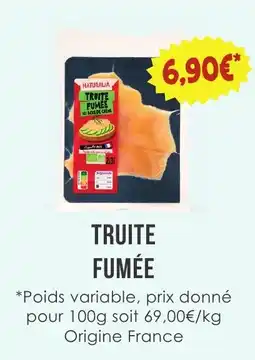 Naturalia NATURALIA TRUITE FUMÉE offre