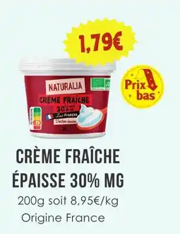 Naturalia NATURALIA CRÈME FRAÎCHE offre