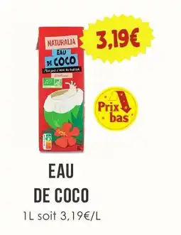 Naturalia NATURALIA EAU DE COCO offre