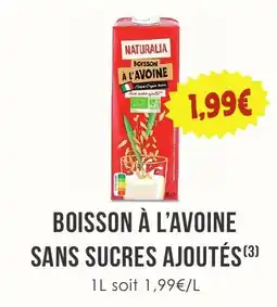 Naturalia NATURALIA BOISSON À L'AVOINE offre