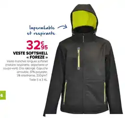 Kiriel FOREZE VESTE SOFTSHELL offre