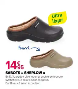 Kiriel SHERLOW Sabots offre
