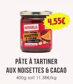Naturalia NATURALIA PÂTE À TARTINER NOISETTES & CACAO offre