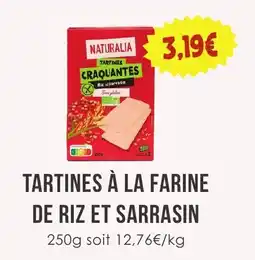 Naturalia NATURALIA Tartines craquantes offre