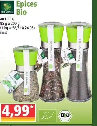 Norma Épices bio offre