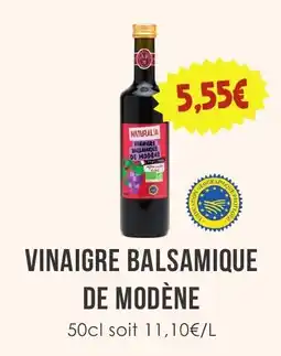 Naturalia NATURALIA Vinaigre balsamique de Modène offre