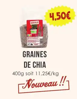 Naturalia NATURALIA Graines de chia offre