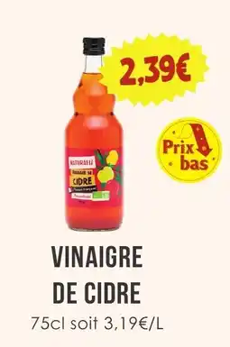 Naturalia NATURALL Vinaigre de cidre offre