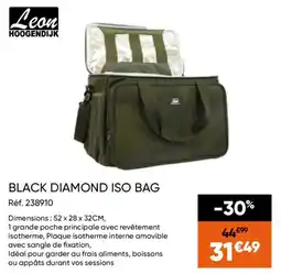 Pacific Pêche Leon BLACK DIAMOND ISO BAG offre
