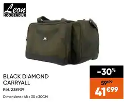 Pacific Pêche Leon HOOGENDIJK BLACK DIAMOND CARRYALL offre