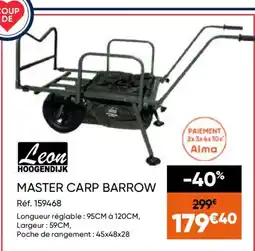 Pacific Pêche Leon HOOGENDIJK MASTER CARP BARROW offre
