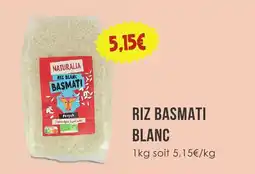 Naturalia NATURALIA RIZ BASMATI BLANC offre
