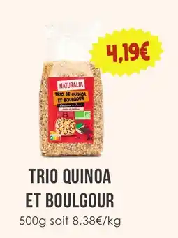 Naturalia NATURALIA TRIO DE QUINOA ET BOULGOUR offre