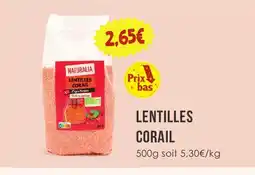 Naturalia NATURALIA LENTILLES CORAIL offre