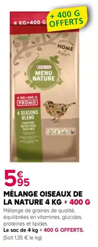 Kiriel Mélange oiseaux de la nature offre