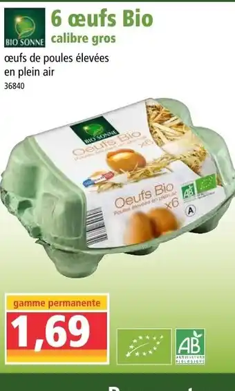 Norma 6 Œufs bio offre