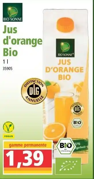 Norma Jus d'orange offre