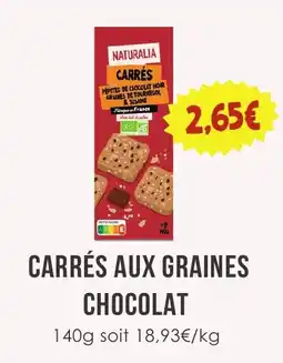 Naturalia NATURALIA CARRÉS offre
