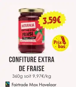 Naturalia NATURALIA CONFITURE EXTRA DE FRAISE offre