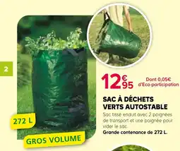 Kiriel SAC À DÉCHETS VERTS AUTOSTABLE offre