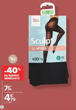 Carrefour Tex Sculpt Shaping offre
