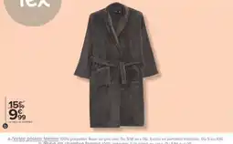 Carrefour tex Robe de chambre offre