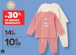 Carrefour Tex BABY Pyjama offre