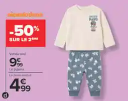 Carrefour Nickelodeon Pyjama offre