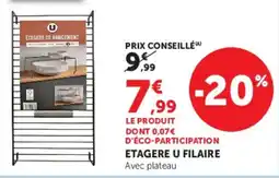 Super U U Etagere de rangement offre