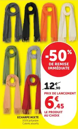 Super U ECHARPE MIXTE offre