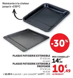 Super U PLAQUE PATISSERIE EXTENSIBLE offre