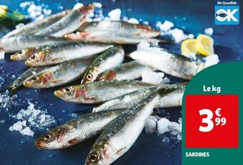 Auchan Sardines offre