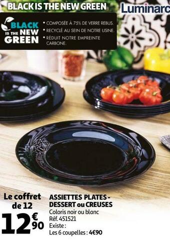 Assiettes plates - dessert ou creuses