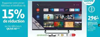 Auchan Qilive exemple tv led qilive q43ua212 offre