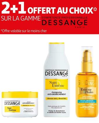 Auchan Jacques dessange bon plan sur la gamme des produits de la marque jacques dessange offre