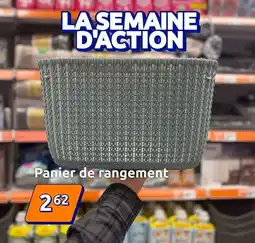 Action Panier de rangement offre
