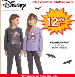 Trafic Disney PYJAMA ENFANT offre