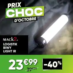 Pacific Pêche Mack2 logistik biwy light ir offre