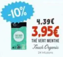 Naturalia Touch Organic Thé Vert Menthe offre