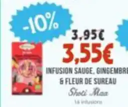 Naturalia Infusion sauge gingembre & fleur de sureau offre