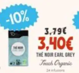 Naturalia Touch Organic THÉ NOIR EARL GREY offre
