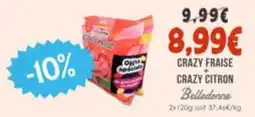 Naturalia Belledonne Crazy Fraise + Crazy Citron offre