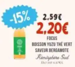 Naturalia FOCUS BOISSON YUZU THÉ VERT offre
